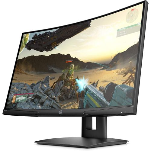 HP X24c 23.6" FHD Curved Gaming Monitor - Black - 9FM22AS