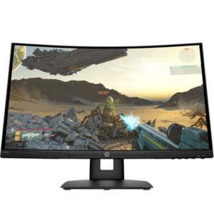 HP X24c 23.6" FHD Curved Gaming Monitor - 9FM22AS - Image 5