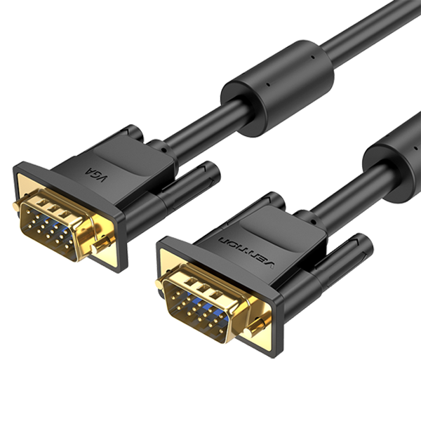 Vention VGA(3+6) Male to Male Cable with Ferrite Cores 8m - VEN-DAEBK