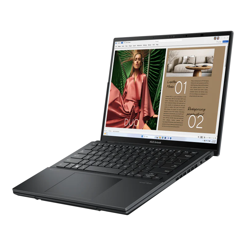 ASUS Zenbook Duo UX8406CA (Intel Core Ultra 9 285H, 32GB RAM, 2TB SSD) - Inkwell Gray - 90NB14X1-M00670